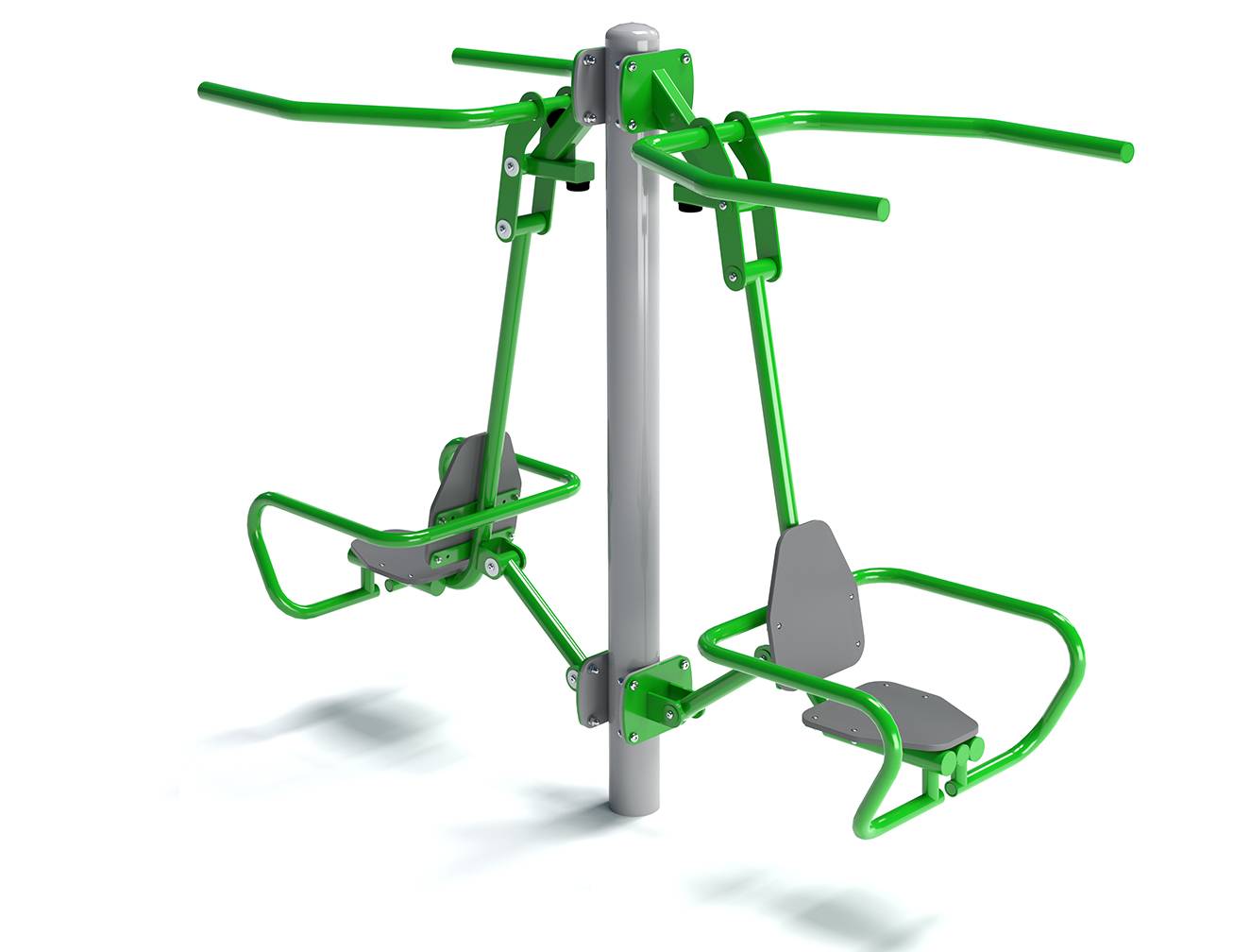 appareil pmr double lat pulldown extérieur renforcez votre dos et vos épaules en plein air