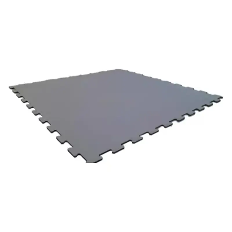 Dalle puzzle caoutchouc 7 mm gris uni – sol sportif professionnel